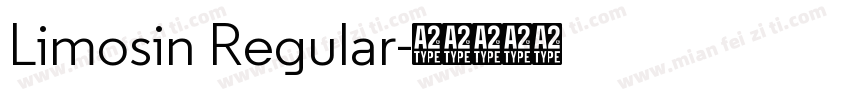 Limosin Regular字体转换
